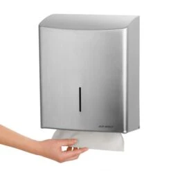AIR-WOLF | Papierhandtuchspender - Für 600 Handtücher - Edelstahl -Berühmter Küchengeräte Laden PTSEAW6 2 c50e