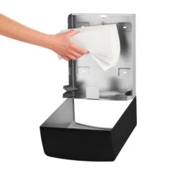 AIR-WOLF | Papierhandtuchspender - Für 600 Handtücher - Edelstahl - Schwarz -Berühmter Küchengeräte Laden PTSSAW6 005 5b64