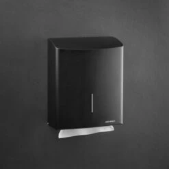 AIR-WOLF | Papierhandtuchspender - Für 600 Handtücher - Edelstahl - Schwarz -Berühmter Küchengeräte Laden PTSSAW6 9 a402