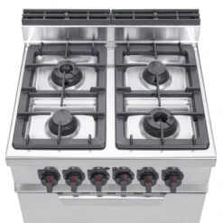 Gasherd - 28 KW - 4 Brenner -Berühmter Küchengeräte Laden PowerHerdDetail1 9bbe