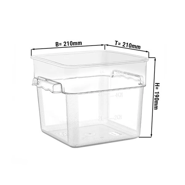 Speisebehälter - 3,8 Liter 3 Speisebehälter - 3,8 Liter