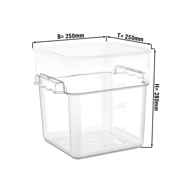 Speisebehälter - 7,6 Liter 3 Speisebehälter - 7,6 Liter