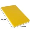 Schneidebrett - 53 X 32,5 Cm - Dicke 2 Cm -Gelb -Berühmter Küchengeräte Laden SBP25GE Masse be69