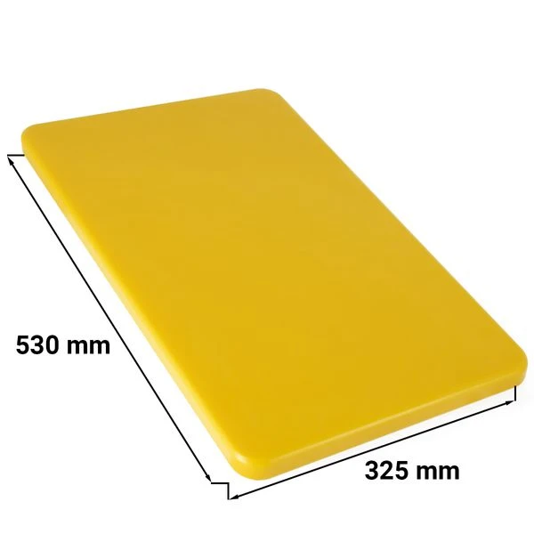 Schneidebrett - 53 X 32,5 Cm - Dicke 2 Cm -Gelb 3 Schneidebrett - 53 X 32,5 Cm - Dicke 2 Cm -Gelb