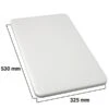 Schneidebrett - 53 X 32,5 Cm - Dicke 2 Cm -Weiß -Berühmter Küchengeräte Laden SBP53W Masse 2419