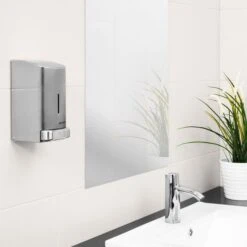 AIR-WOLF | Seifen- & Desinfektionsspender Mit Druckknopf - 800ml - Edelstahl -Berühmter Küchengeräte Laden SDSEAW8 9 4284