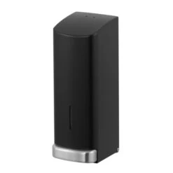 AIR-WOLF | Seifen- & Desinfektionsspender Mit Druckknopf - 1200ml - Edelstahl - Schwarz