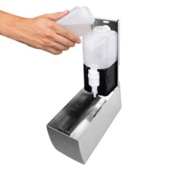 AIR-WOLF | Seifen- & Desinfektionsspender Mit Sensor - 500ml - Edelstahl -Berühmter Küchengeräte Laden SDSSEAW5 003 5554