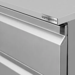 Edelstahl Schubladenschrank - 0,4 M - Mit 2 Schubladen -Berühmter Küchengeräte Laden SS2K456 E detail 2 4a74 2