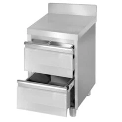 Schubladenschrank PREMIUM Mit 2 Schubladen & Aufkantung - 500x600mm 7 Schubladenschrank PREMIUM Mit 2 Schubladen & Aufkantung - 500x600mm -Berühmter Küchengeräte Laden SS2K57A clean 688e