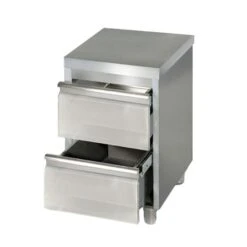 Schubladenschrank PREMIUM Mit 2 Schubladen - 500x700mm -Berühmter Küchengeräte Laden SS2K57 Titel 8d39