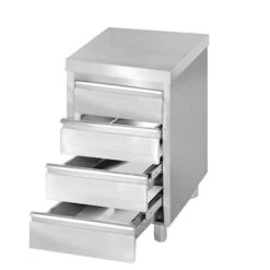 Schubladenschrank PREMIUM Mit 4 Schubladen - 500x700mm 7 Schubladenschrank PREMIUM Mit 4 Schubladen - 500x700mm -Berühmter Küchengeräte Laden SS4K57 clean 6ec9