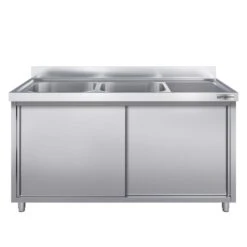 Spülschrank PREMIUM - 1800x700mm - Mit 2 Becken Links 10 Spülschrank PREMIUM - 1800x700mm - Mit 2 Becken Links -Berühmter Küchengeräte Laden SSK187BL2 2 5a64