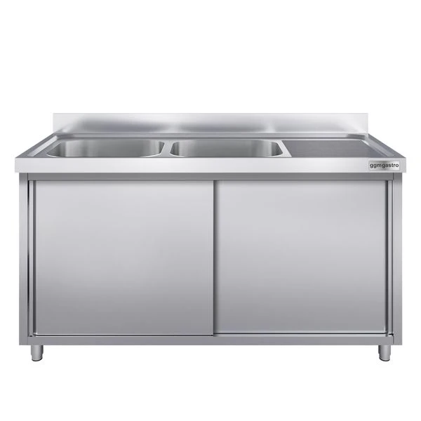 Spülschrank PREMIUM - 1800x700mm - Mit 2 Becken Links 5 Spülschrank PREMIUM - 1800x700mm - Mit 2 Becken Links – Bild 3
