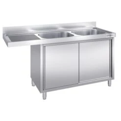 Spülmaschinen Spülschrank - 2000x600mm - Mit 2 Becken Rechts -Berühmter Küchengeräte Laden SSK206SBR12 1 8078