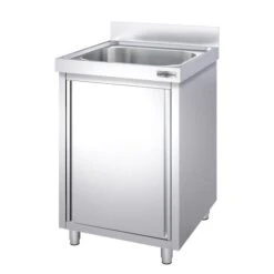 Spülschrank PREMIUM - 600x700mm - Mit 1 Becken -Berühmter Küchengeräte Laden SSK67BM1 2 99de