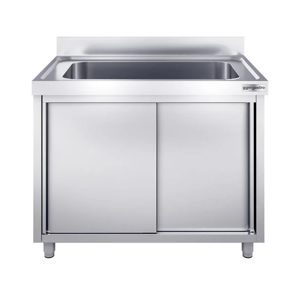 Topfspülschrank - 1000x600mm - Mit 1 Becken 5 Topfspülschrank - 1000x600mm - Mit 1 Becken – Bild 3
