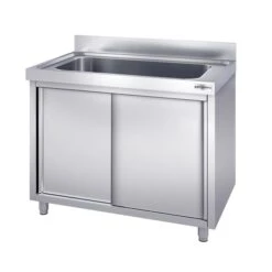Topfspülschrank - 1000x700mm - Mit 1 Becken -Berühmter Küchengeräte Laden SSR107T1 2 7dde