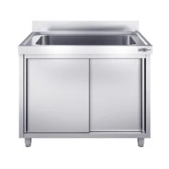 Topfspülschrank - 1200x600mm - Mit 1 Becken -Berühmter Küchengeräte Laden SSR126T1 1 1f00