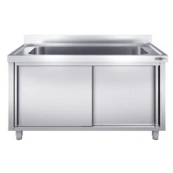Topfspülschrank - 1400x600mm - Mit 1 Becken -Berühmter Küchengeräte Laden SSR146T1 1 8efb
