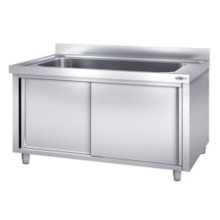 Topfspülschrank - 1800x600mm - Mit 1 Becken -Berühmter Küchengeräte Laden SSR186T1 2 b2a7