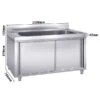 Topfspülschrank - 2000x700mm - Mit 1 Becken 1 Topfspülschrank - 2000x700mm - Mit 1 Becken -Berühmter Küchengeräte Laden SSR207T1 0 4cc6