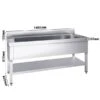 Topfspültisch - 1400x600mm - Mit Grundboden & 1 Becken -Berühmter Küchengeräte Laden STR146T1 0 f863