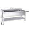 Topfspültisch - 1400x700mm - Mit Grundboden & 1 Becken -Berühmter Küchengeräte Laden STR147T1 0 d6c6