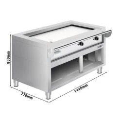 Gas Teppanyaki Grill - 17 KW - Glatte Bratplatte
