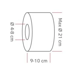 Toilettenpapierspender Für Großrollen - Edelstahl -Berühmter Küchengeräte Laden TPSPGD 003 f3c3