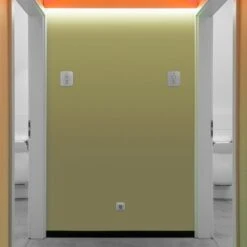 AIR-WOLF | Türschild "Herren" - Selbstklebend - Edelstahl -Berühmter Küchengeräte Laden TSDAW 4 e715