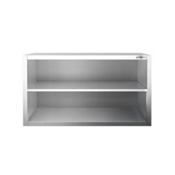 Edelstahl Wandhängeschrank PREMIUM - 1000x400mm - Ohne Schiebetür - 650mm Hoch -Berühmter Küchengeräte Laden WOK104 3 71f1 1