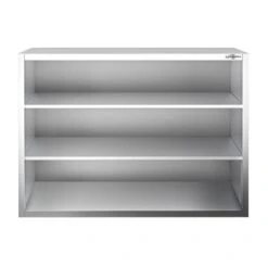 Edelstahl Wandhängeschrank PREMIUM - 1200x400mm - Ohne Schiebetür - 1000mm Hoch -Berühmter Küchengeräte Laden WOK1210 3 69b7