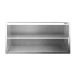 Edelstahl Wandhängeschrank PREMIUM - 1200x400mm - Ohne Schiebetür - 650mm Hoch -Berühmter Küchengeräte Laden WOK124 3 f06e