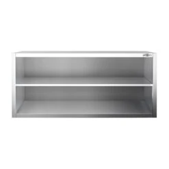 Edelstahl Wandhängeschrank PREMIUM - 1400x400mm - Ohne Schiebetür - 650mm Hoch -Berühmter Küchengeräte Laden WOK144 3 8fb0