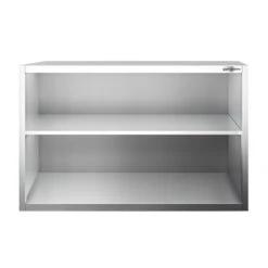 Edelstahl Wandhängeschrank PREMIUM - 1400x400mm - Ohne Schiebetür - 800mm Hoch -Berühmter Küchengeräte Laden WOK148 3 6d88