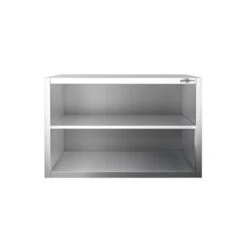 Edelstahl Wandhängeschrank PREMIUM - 800x400mm - Ohne Flügeltür - 650mm Hoch -Berühmter Küchengeräte Laden WOK84 3 777d