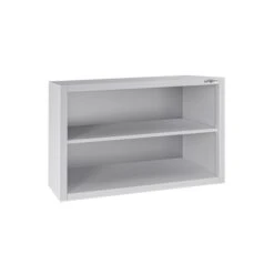 Edelstahl Wandhängeschrank ECO - 800x400mm - Ohne Flügeltür - 650mm Hoch -Berühmter Küchengeräte Laden WOK84 ECO 1 5181