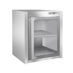 Edelstahl Wandhängeschrank - 600x400mm - Mit Glasflügeltür - 650mm Hoch 8 Edelstahl Wandhängeschrank - 600x400mm - Mit Glasflügeltür - 650mm Hoch -Berühmter Küchengeräte Laden WSI64 2 a91a