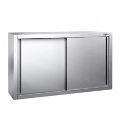 Edelstahl Wandhängeschrank PREMIUM - 1000x400mm - Mit Schiebetür - 650mm Hoch -Berühmter Küchengeräte Laden WSK104 1 6116