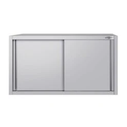 Edelstahl Wandhängeschrank ECO - 1000x400mm - Mit Schiebetür - 650mm Hoch -Berühmter Küchengeräte Laden WSK104 3 3bb0