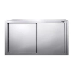 Edelstahl Wandhängeschrank PREMIUM - 1000x400mm - Mit Schiebetür - 650mm Hoch -Berühmter Küchengeräte Laden WSK104 3 44e2