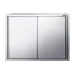 Edelstahl Wandhängeschrank PREMIUM - 1200x400mm - Mit Schiebetür - 1000mm Hoch -Berühmter Küchengeräte Laden WSK1210 3 45bc