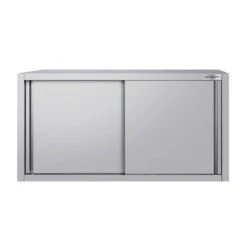 Edelstahl Wandhängeschrank ECO - 1200x400mm - Mit Schiebetür - 650mm Hoch -Berühmter Küchengeräte Laden WSK124 ECO 3 2359