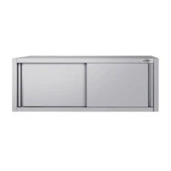 Edelstahl Wandhängeschrank ECO - 2000x400mm - Mit Schiebetür - 650mm Hoch -Berühmter Küchengeräte Laden WSK204 ECO 3 c779