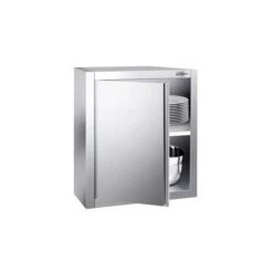 Edelstahl Wandhängeschrank PREMIUM - 600x400mm - Mit Flügeltür - 650mm Hoch -Berühmter Küchengeräte Laden WSK64 2 fe4d