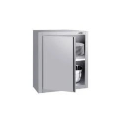 Edelstahl Wandhängeschrank ECO - 600x400mm - Mit Flügeltür - 650mm Hoch -Berühmter Küchengeräte Laden WSK64 ECO 2 6df6