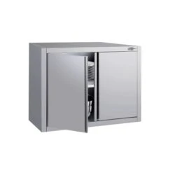 Edelstahl Wandhängeschrank ECO - 800x400mm - Mit Flügeltür - 650mm Hoch -Berühmter Küchengeräte Laden WSK84 ECO 2 ba6d