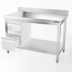 Edelstahl Arbeitstisch PREMIUM - 1200x600mm - Mit Grundboden & Aufkantung 20 Edelstahl Arbeitstisch PREMIUM - 1200x600mm - Mit Grundboden & Aufkantung -Berühmter Küchengeräte Laden atk127a 2s 6528