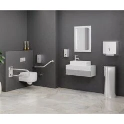 Haltegriff Für Die Toilette - Klappbar - Edelstahl -Berühmter Küchengeräte Laden barrierefreies wc f767